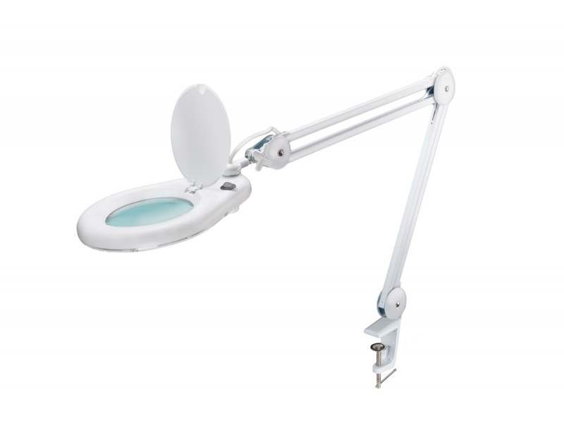 Лампа-лупа мод. 8066-А LED 3D, кріплення до столу