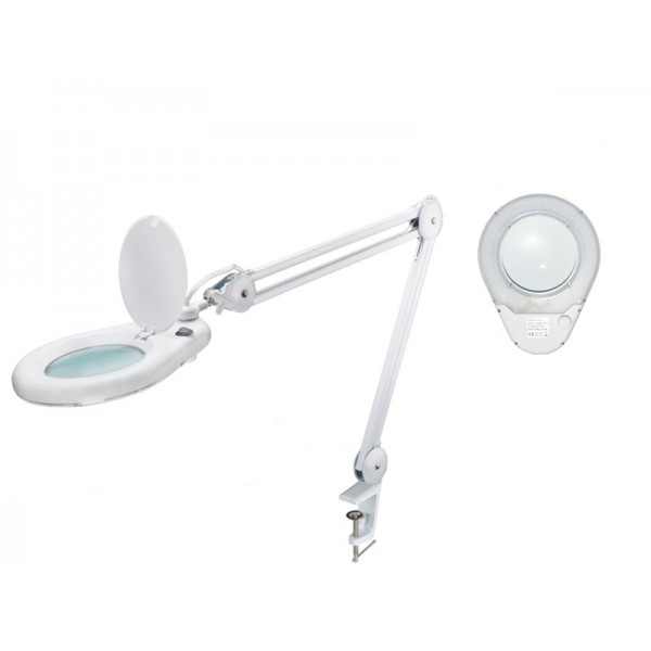 Лампа-лупа мод. 8066-А LED 3D, кріплення до столу