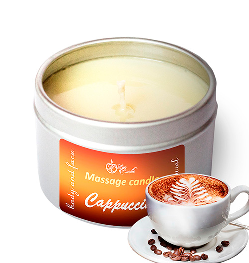 Масажна свічка «Cappuccino» 50 мл