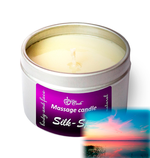 Масажна свічка «Silk-Spa» (Заспокійлива) 50 мл