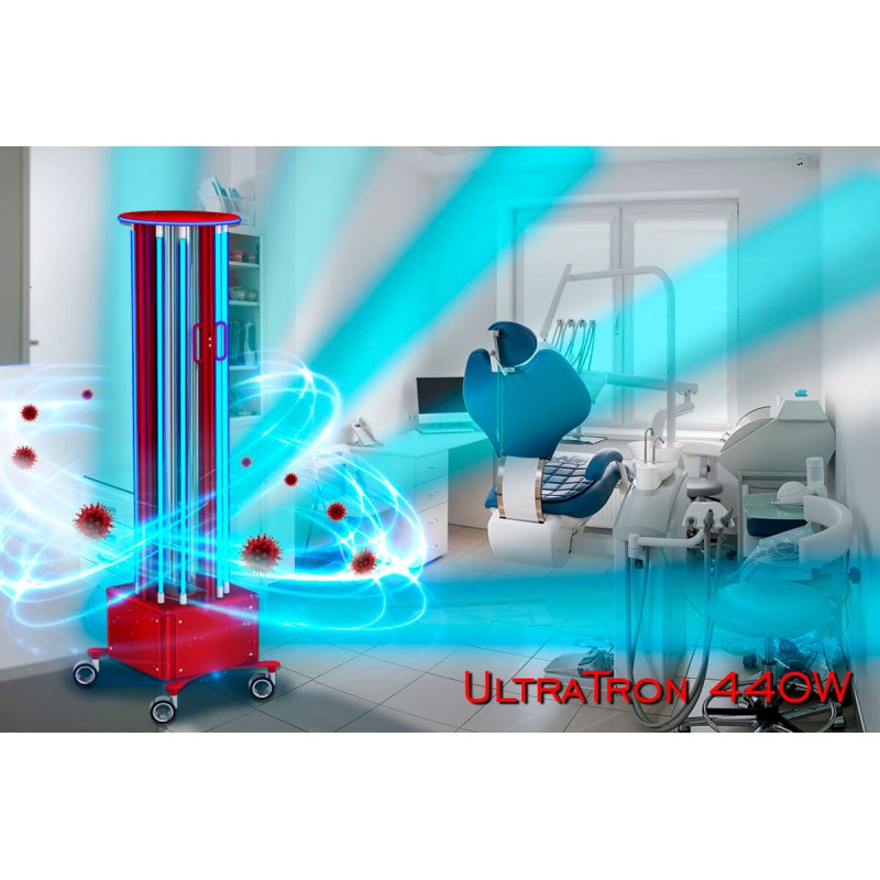 Бактерицидний опромінювач UltraTron-440W на 8 ламп