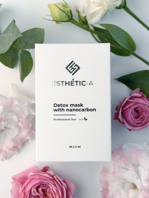 ESTHETIC-A Маска детокс з нановугіллям / Detox mask with nanocarbon 20х3ml