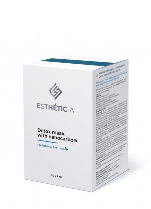 ESTHETIC-A Маска детокс с наноуглем / Detox mask with nanocarbon 20х3ml